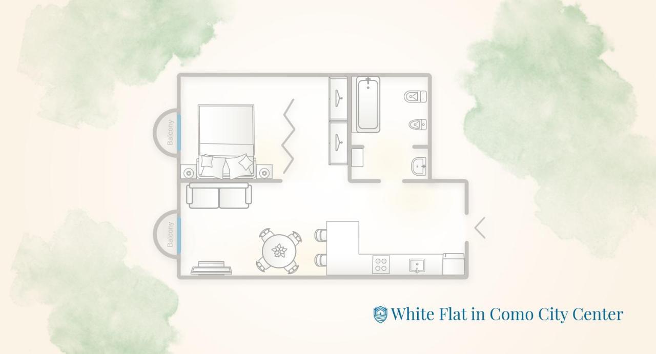 White Flat In Como City Center By Rent All Côme Extérieur photo